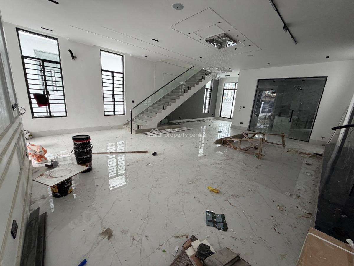 Aesthetically Pleasing 5 Bedroom Detached Duplex with a Bq and Pool, Chevron, Lekki, Lagos, Detached Duplex for Sale