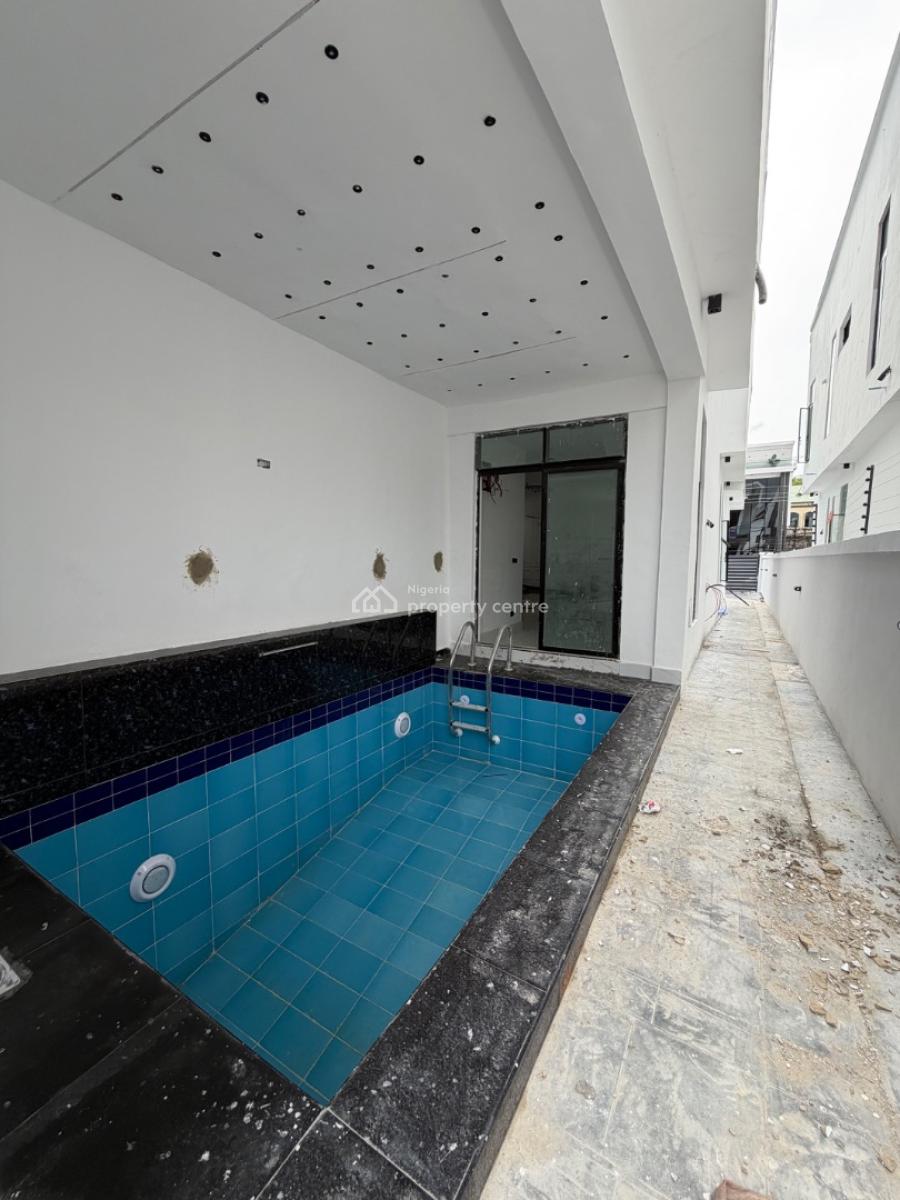 Aesthetically Pleasing 5 Bedroom Detached Duplex with a Bq and Pool, Chevron, Lekki, Lagos, Detached Duplex for Sale