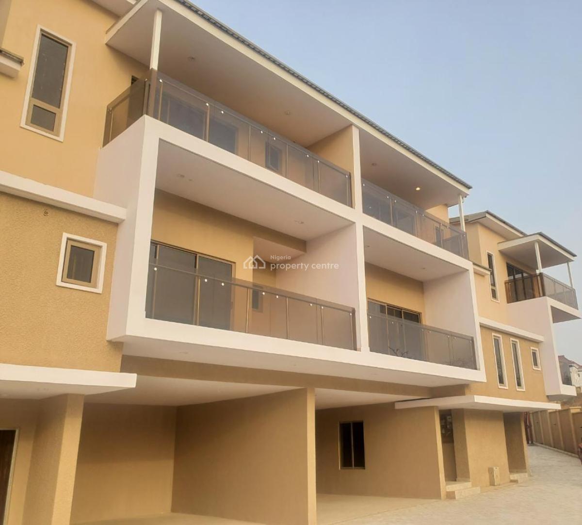 6 Units of Newly Built 4 Bedroom Terrace Duplex with Boys Quarters, Guzape District, Abuja, Terraced Duplex for Sale