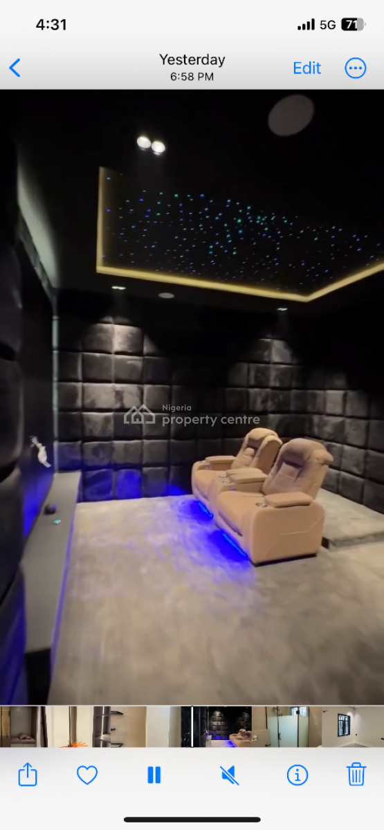 Automated 3bedroom Flat+ Equipped Cinema, Jahi Main, Jahi, Abuja, Block of Flats for Sale