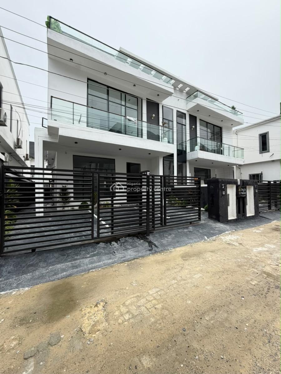 Well Built 4 Bedroom Semi Detached Duplex with Bq, Ikota, Lekki, Lagos, Semi-detached Duplex for Sale