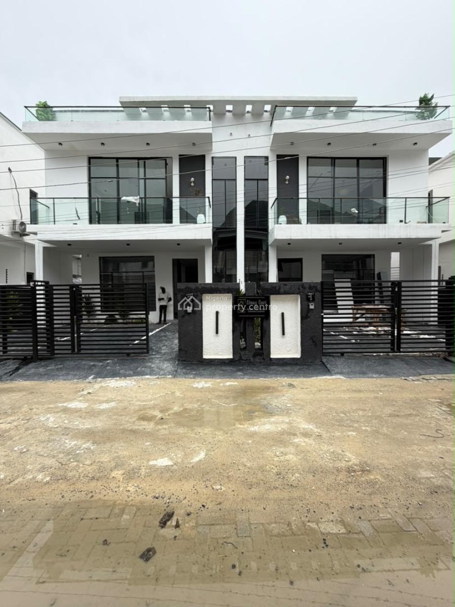 Well Built 4 Bedroom Semi Detached Duplex with Bq, Ikota, Lekki, Lagos, Semi-detached Duplex for Sale