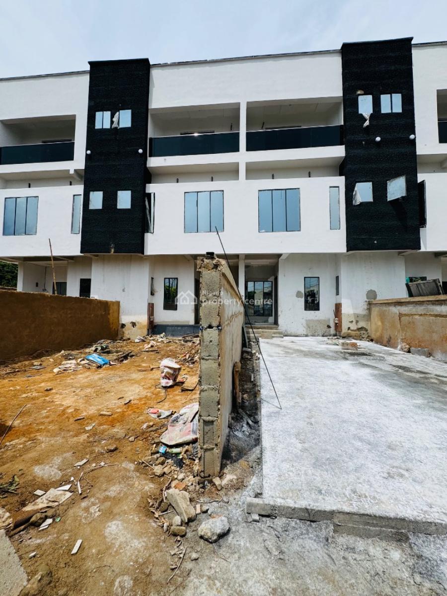 Beautifully Built 4 Bedroom Terrace Duplex with Bq, Contemporary Detailed Home with Bq in an Exclusive Neighborhood, Ikeja Gra, Ikeja, Lagos, Terraced Duplex for Sale