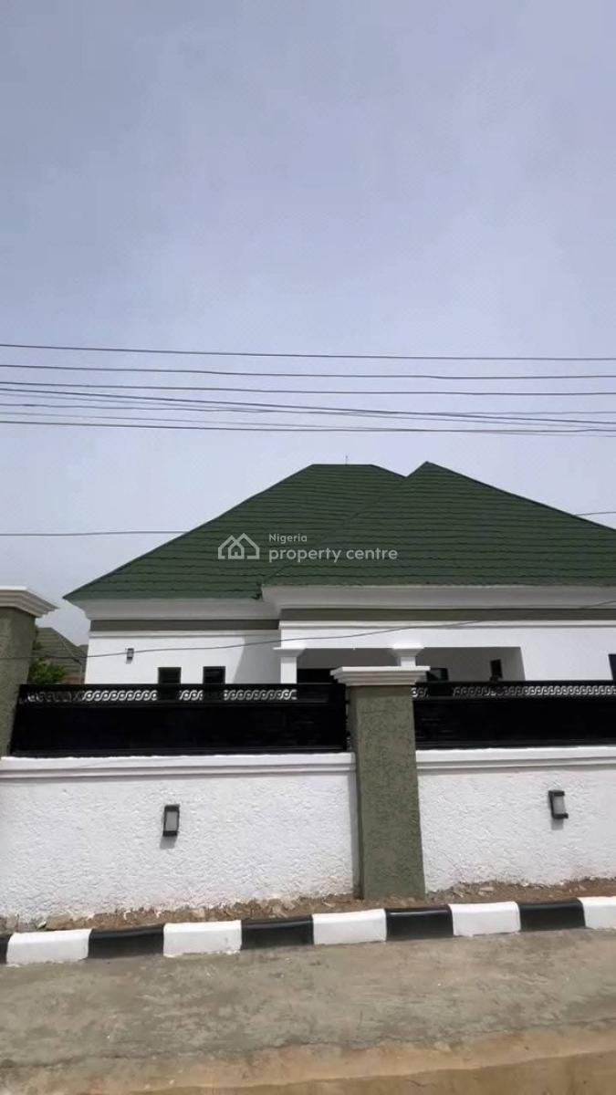 Spacious and Tastefully Finished 3 Bedroom Bungalow + 2 Br Bq, Secured and Serene Area, Apo, Abuja, Detached Bungalow for Sale