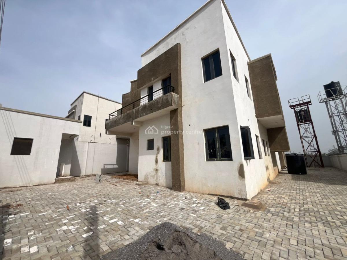 Newly Built 5 Bedroom with Gate House, Galadimawa, Abuja, Semi-detached Duplex for Rent