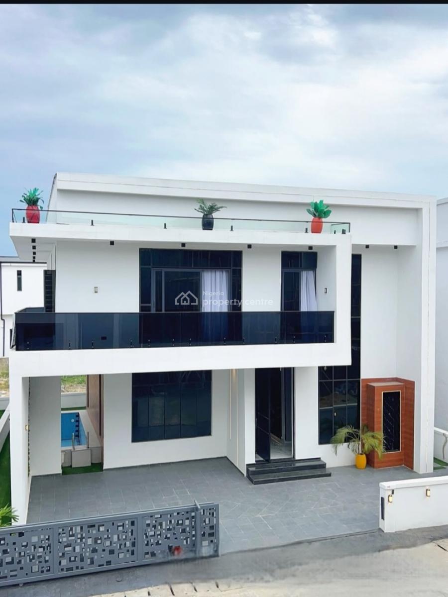 5 Bedroom Fully Detached with a Bq, Pool, and Cinema, Chevron Tollgate, Lekki, Lagos, Detached Duplex for Sale