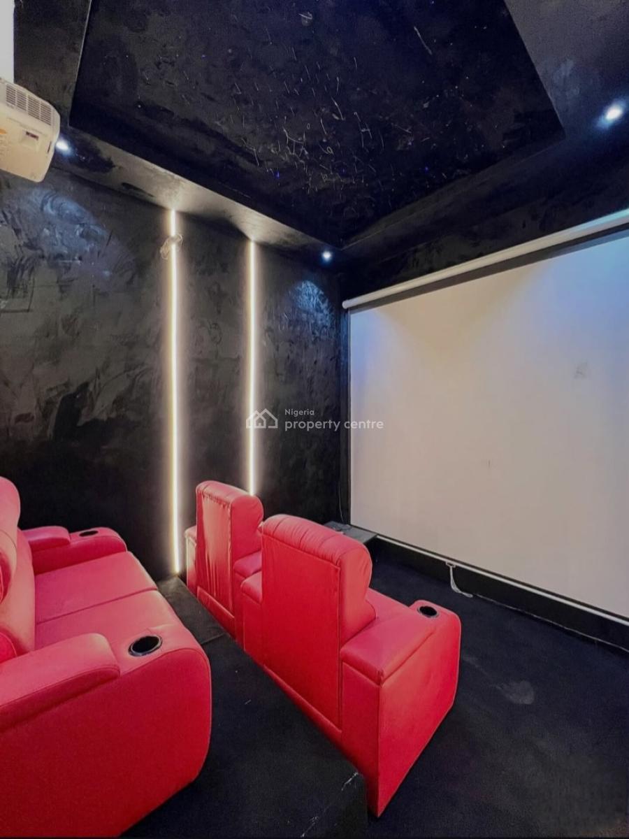 5 Bedroom Fully Detached with a Bq, Pool, and Cinema, Chevron Tollgate, Lekki, Lagos, Detached Duplex for Sale
