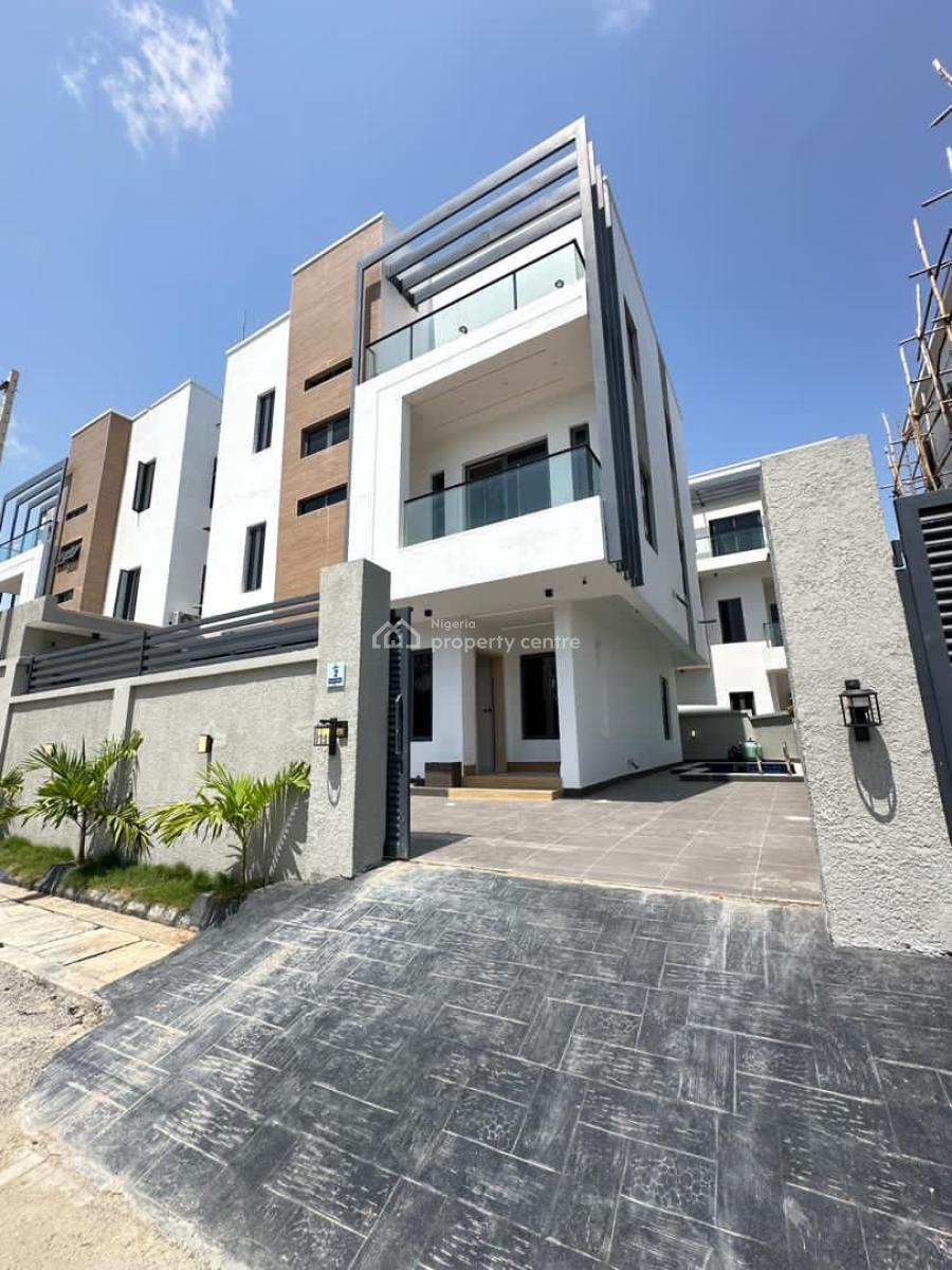 Well Built Luxury 5 Bedroom with Pool and Bq, Lekki Phase 1, Lekki, Lagos, House for Sale