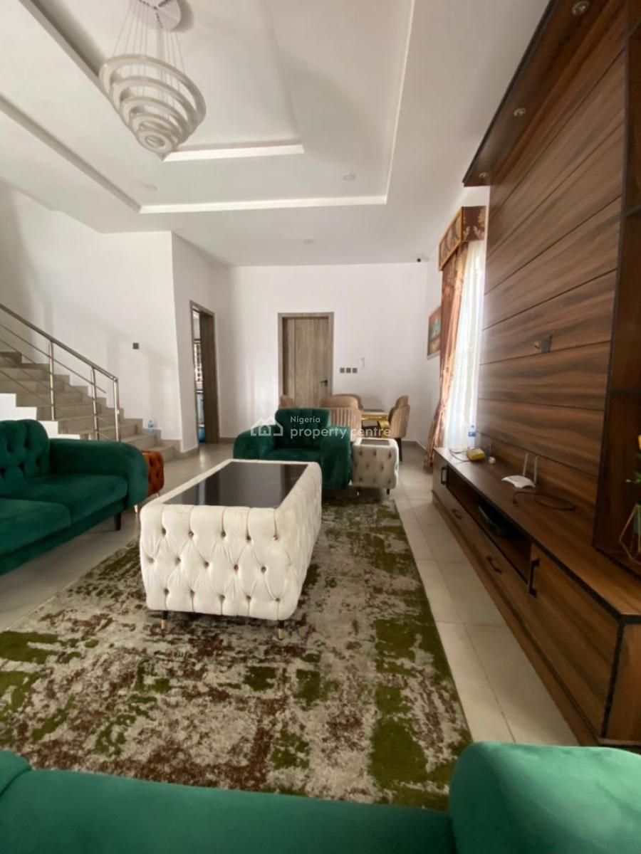 Fully Serviced Furnished 4 Bedrooms Terrace Duplex with Bq and Pool, Orchid Road Lekki, Lekki Phase 2, Lekki, Lagos, Terraced Duplex for Rent