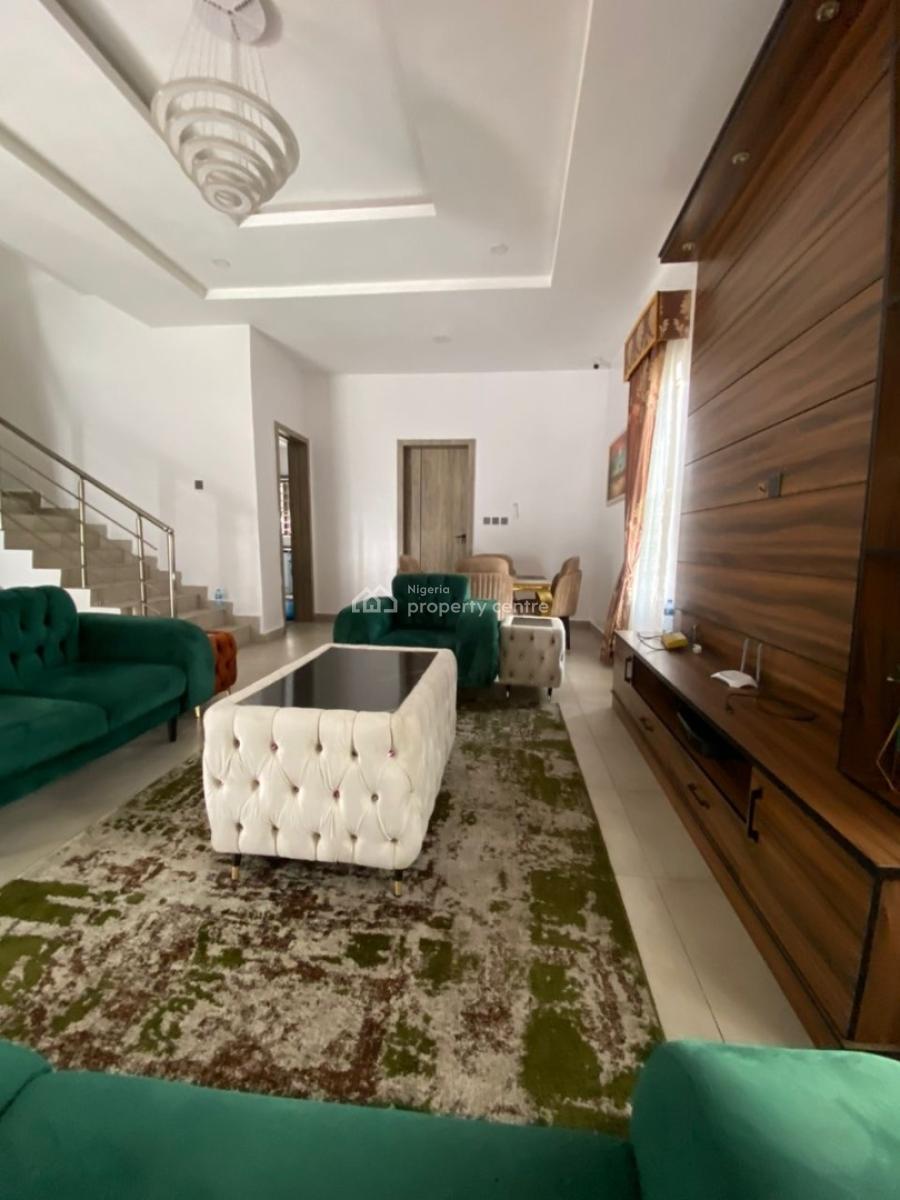 Fully Serviced Furnished 4 Bedrooms Terrace Duplex with Bq and Pool, Orchid Road Lekki, Lekki Phase 2, Lekki, Lagos, Terraced Duplex for Rent