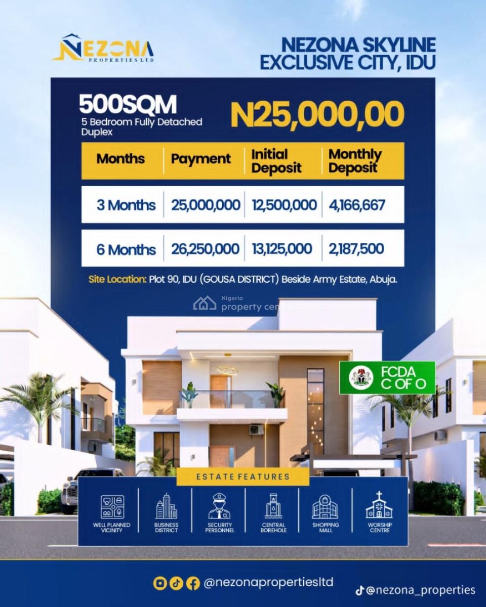 Prime Land, Katampe, Abuja, Residential Land for Sale