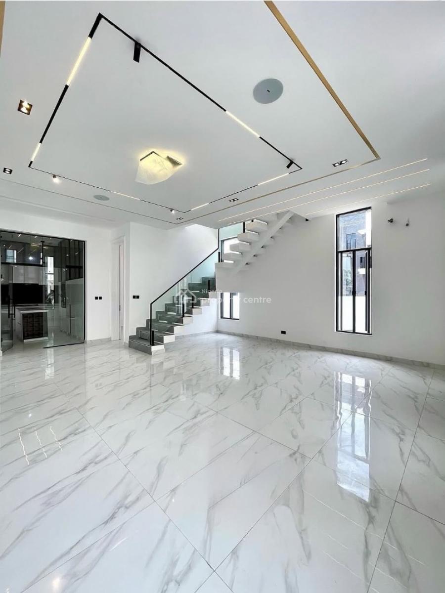 Contemporary 5 Bedroom Detached Duplex with Bq & Pool, Chevron, Lekki, Lagos, Detached Duplex for Sale