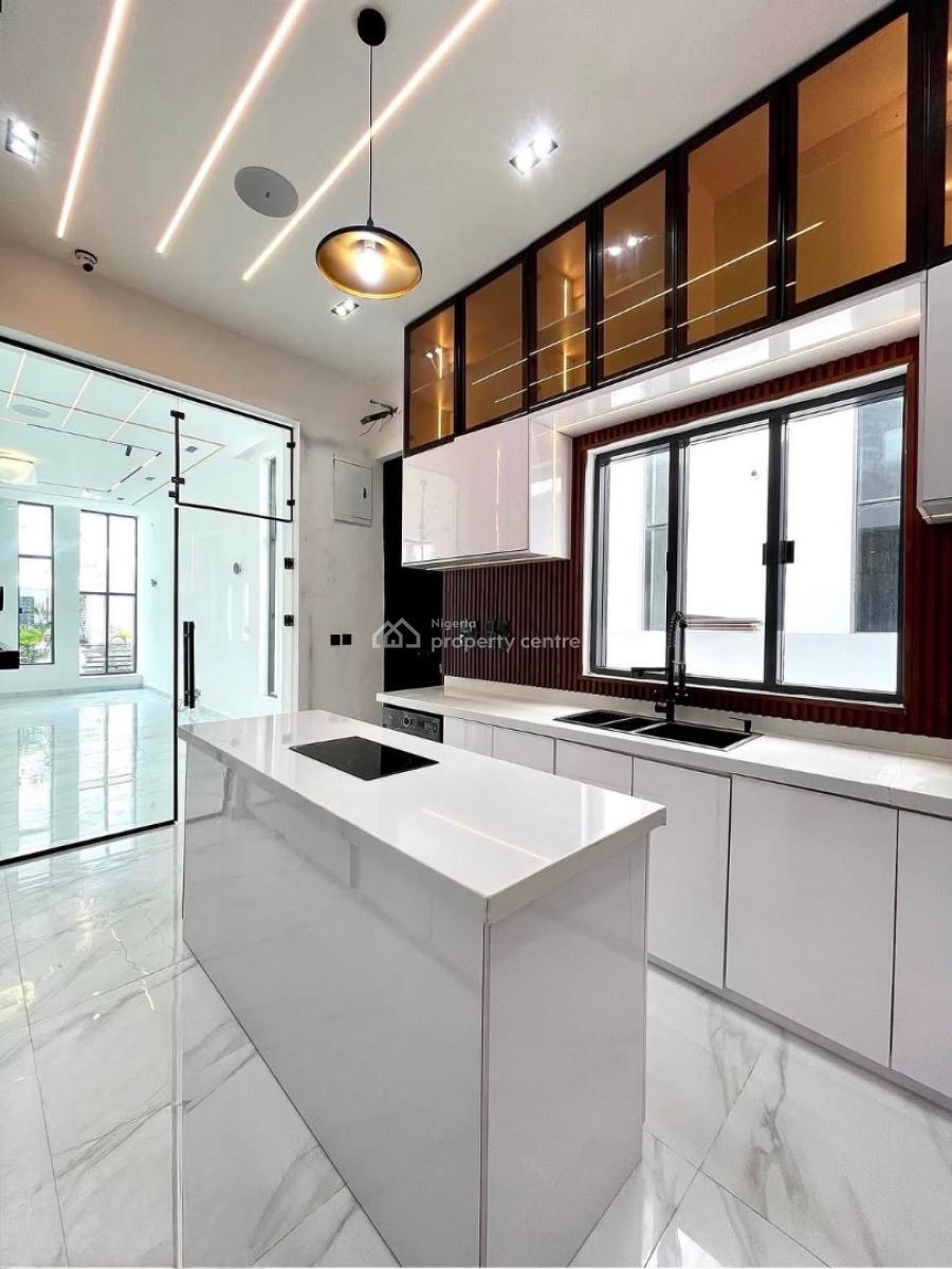 Contemporary 5 Bedroom Detached Duplex with Bq & Pool, Chevron, Lekki, Lagos, Detached Duplex for Sale