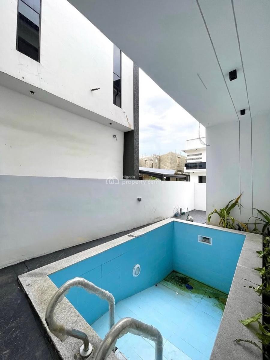 Contemporary 5 Bedroom Detached Duplex with Bq & Pool, Chevron, Lekki, Lagos, Detached Duplex for Sale