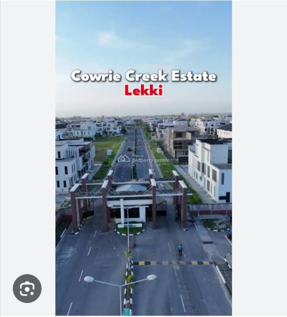 800sqm Land Zone K, Cowry Creek Estate, Lekki, Lagos, Residential Land for Sale