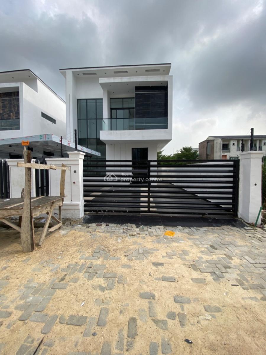 Bran New Contemporary 5 Bedrooms Fully Detached Duplex, Chevron, Lekki Phase 2, Lekki, Lagos, Detached Duplex for Sale