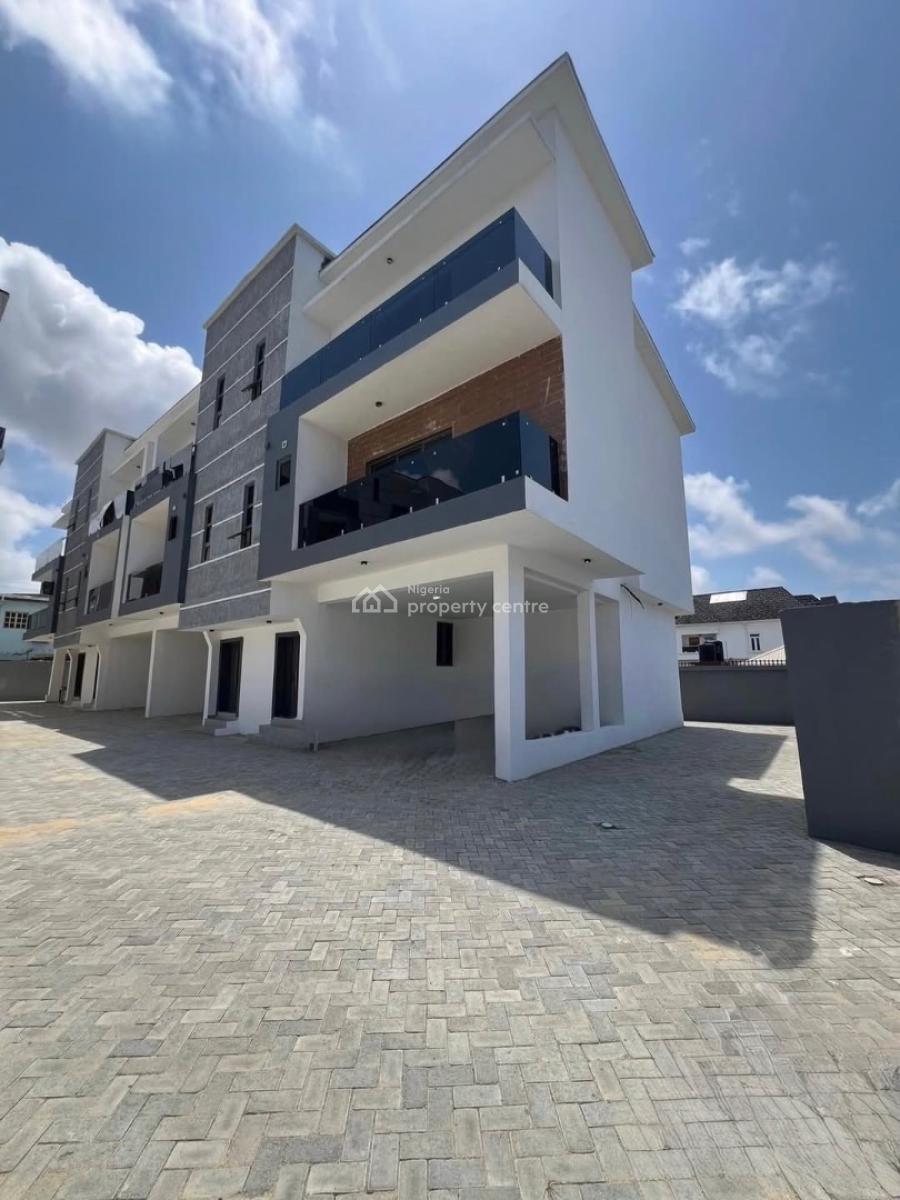 Well Built 4 Bedroom Terrace Duplex with Bq, Ologolo, Lekki, Lagos, Terraced Duplex for Sale