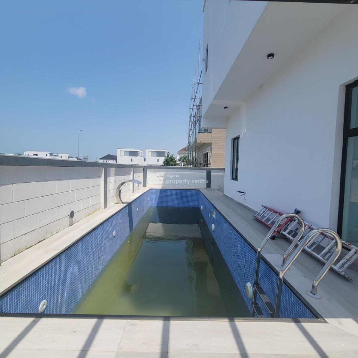 Beautiful 5bedroom Duplex with a Bq and a Pool,elevator, Cinema, Vgc, Lekki, Lagos, Detached Duplex for Sale
