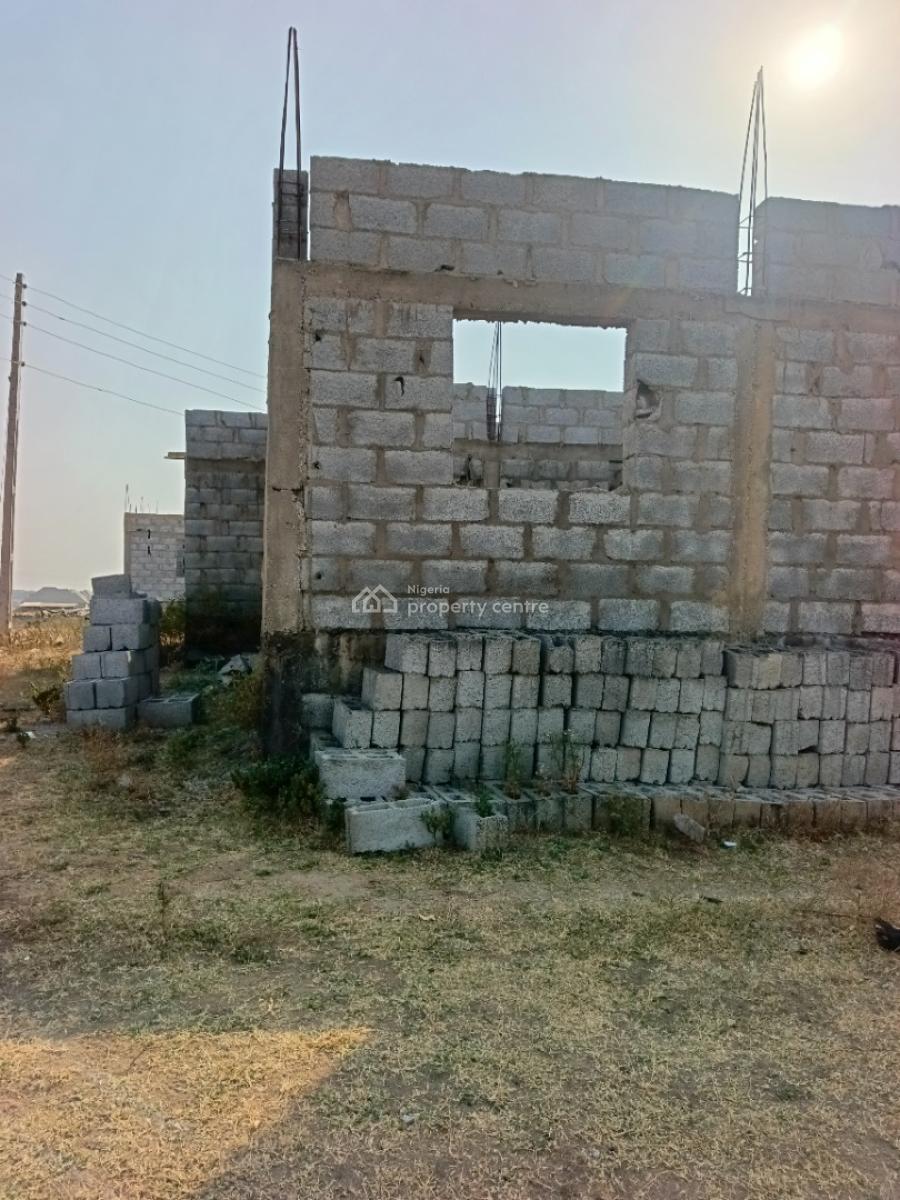 Luxury 4bedroom Fully Detach Duplex Carcass in Lugbe -abuja, Lugbe District. Abuja - Nigeria., Lugbe District, Abuja, Detached Duplex for Sale