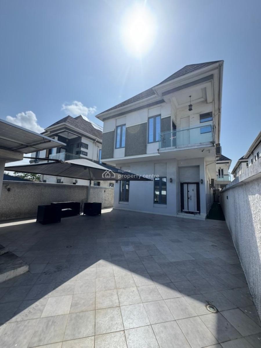 Spacious 5 Bedroom Fully Detached Duplex Plus a Room Bq Available, Chevron, Lekki, Lagos, Detached Duplex for Rent