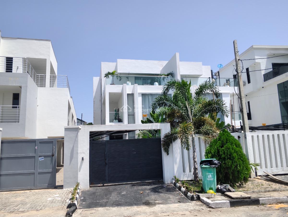 Fully Furnished 4 Bedroom Semi Detached House with Swimming Pool, Agungi, Lekki, Lagos, Semi-detached Duplex for Sale