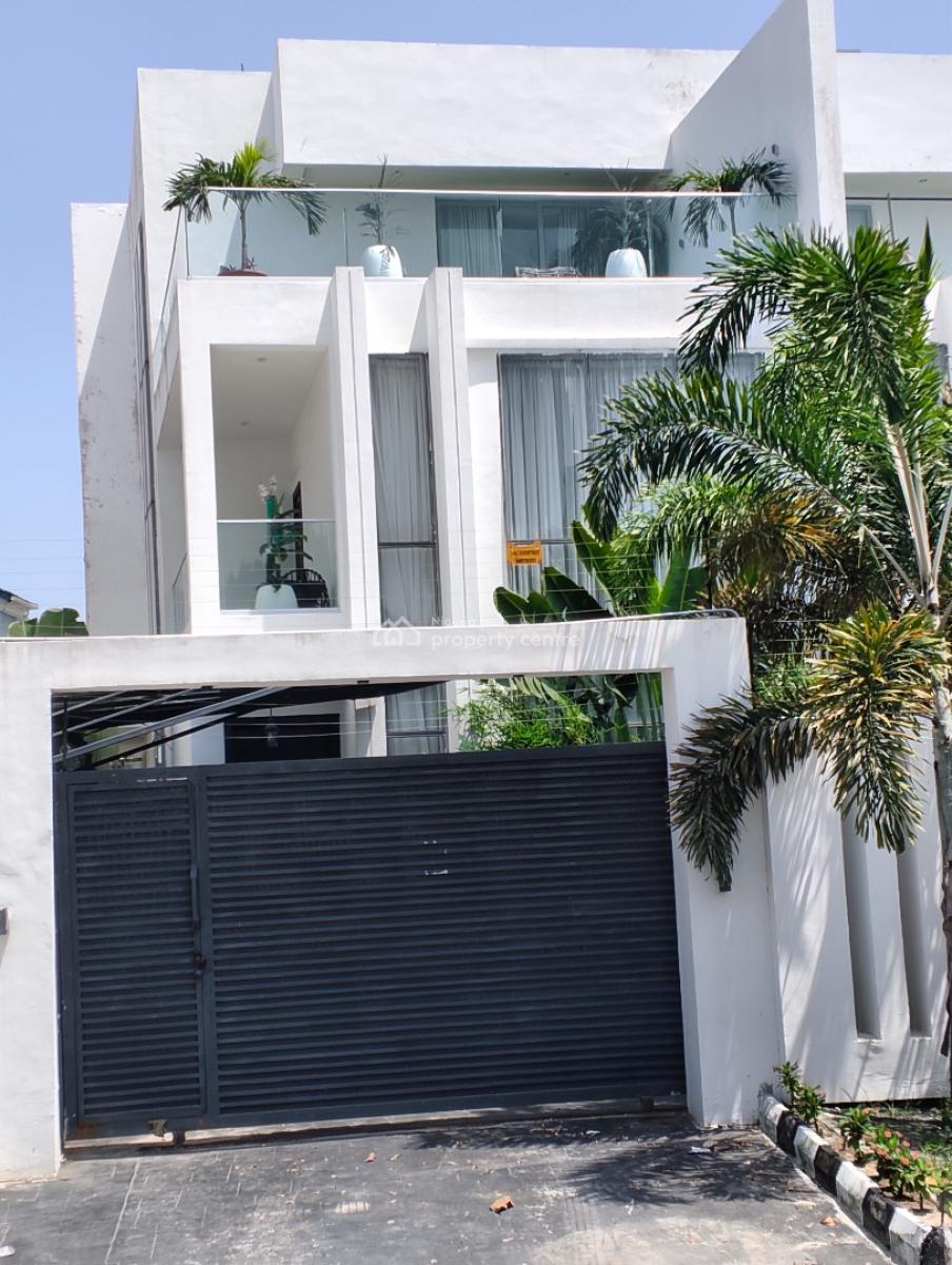 Fully Furnished 4 Bedroom Semi Detached House with Swimming Pool, Agungi, Lekki, Lagos, Semi-detached Duplex for Sale