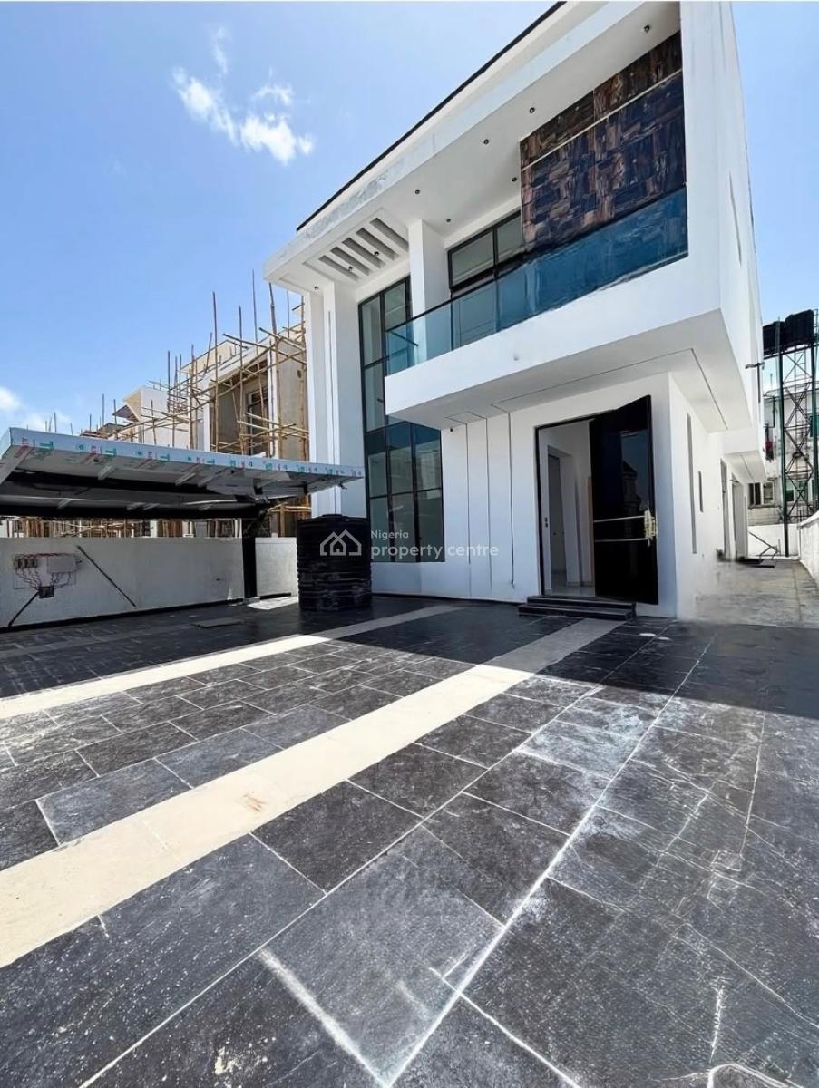 Contemporary 5 Bedroom Detached Duplex with Bq & Pool, Chevron, Lekki, Lagos, Detached Duplex for Sale