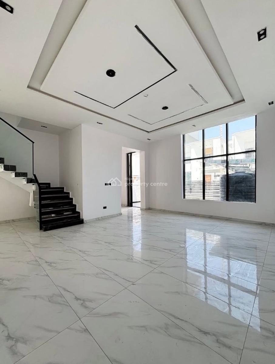 Contemporary 5 Bedroom Detached Duplex with Bq & Pool, Chevron, Lekki, Lagos, Detached Duplex for Sale
