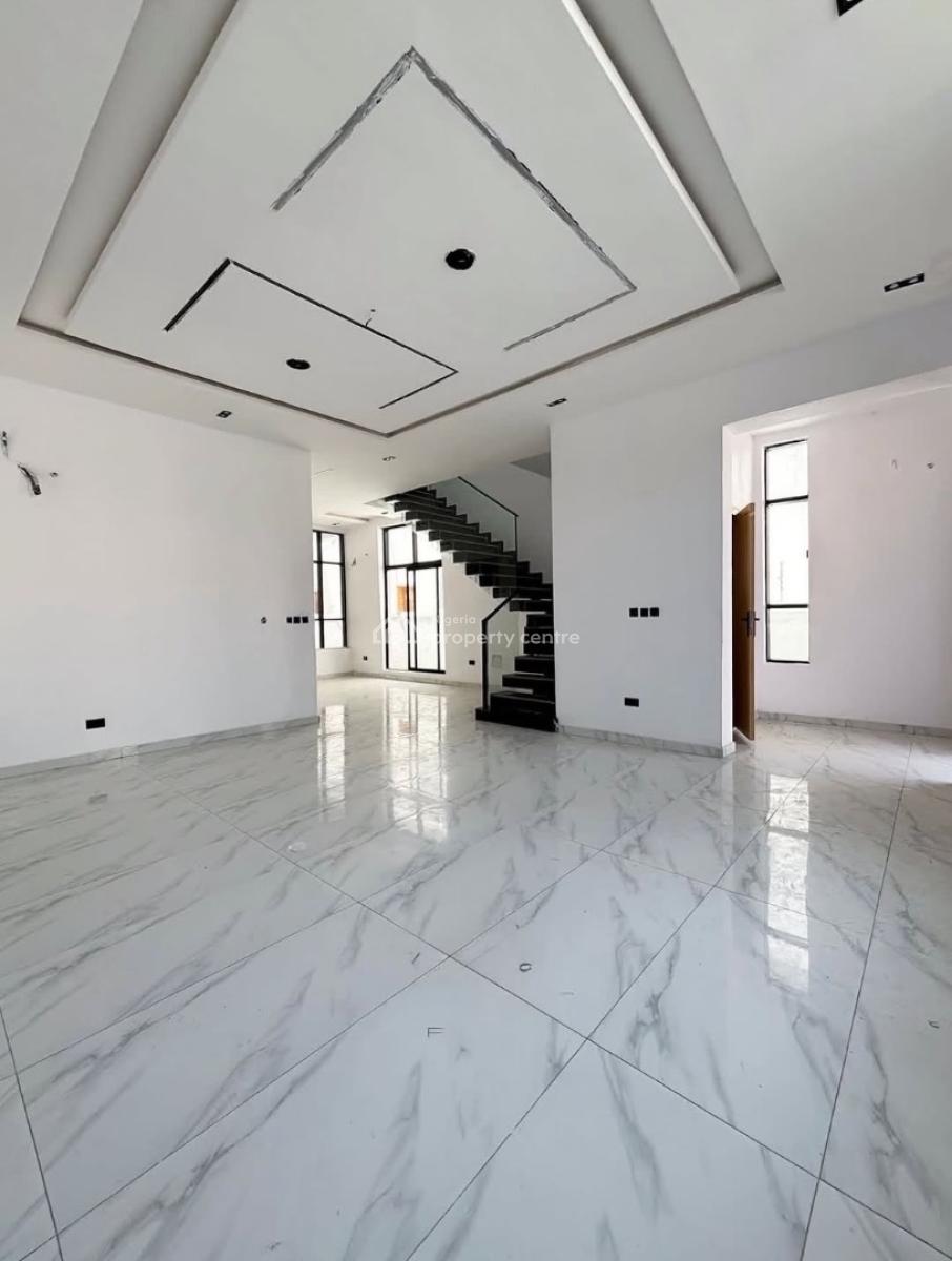 Contemporary 5 Bedroom Detached Duplex with Bq & Pool, Chevron, Lekki, Lagos, Detached Duplex for Sale