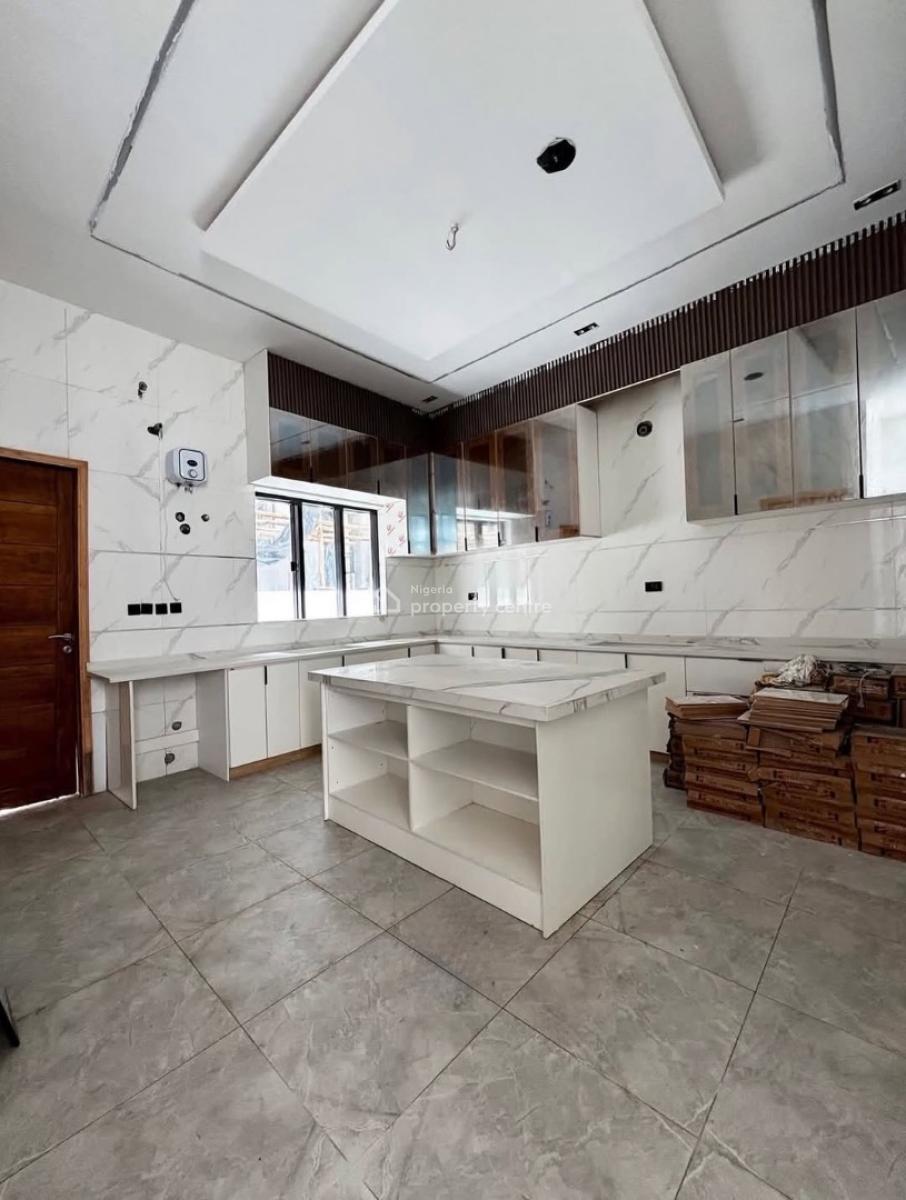 Contemporary 5 Bedroom Detached Duplex with Bq & Pool, Chevron, Lekki, Lagos, Detached Duplex for Sale