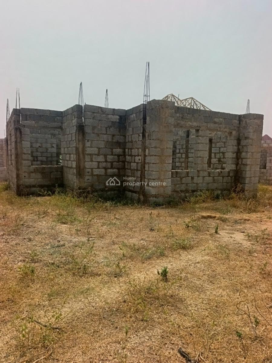Luxury 3 Bedroom Bungalow Penthouse Carcass, Lugbe District. Abuja - Nigeria., Fha (f.h.a), Lugbe District, Abuja, Detached Bungalow for Sale
