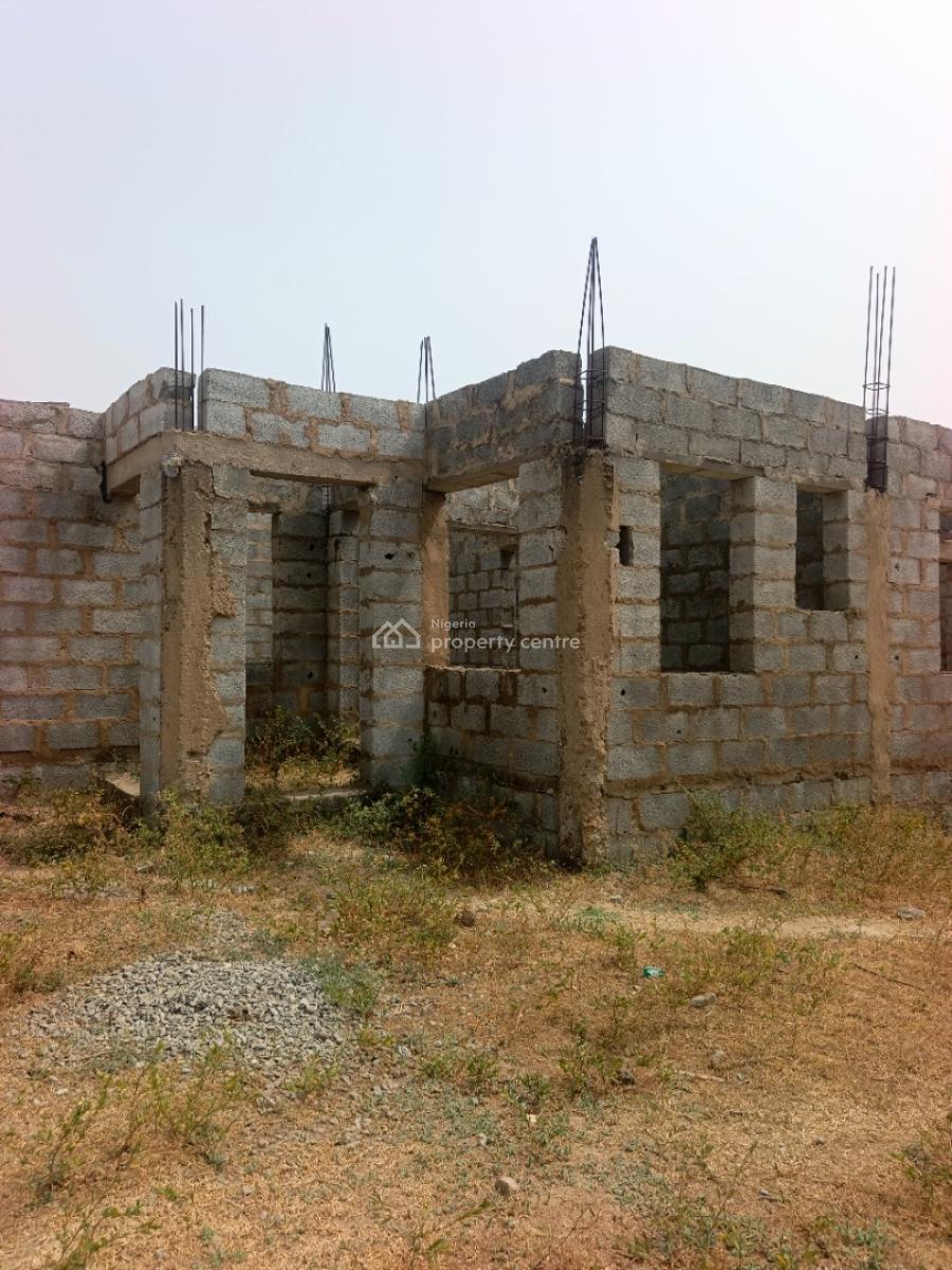 Luxury 3 Bedroom Bungalow Penthouse Carcass, Lugbe District. Abuja - Nigeria., Fha (f.h.a), Lugbe District, Abuja, Detached Bungalow for Sale