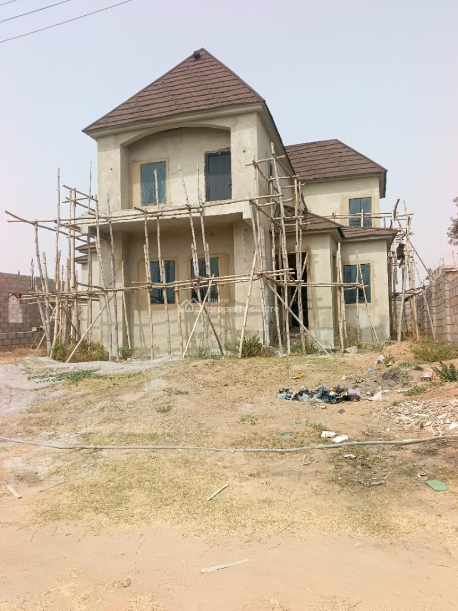Luxury 3 Bedroom Bungalow Penthouse Carcass, Lugbe District. Abuja - Nigeria., Fha (f.h.a), Lugbe District, Abuja, Detached Bungalow for Sale