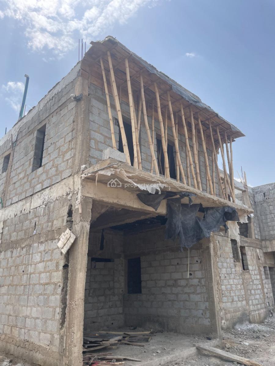 Off Plan Package 4 Bedroom Terraced Duplex with a Bq Apo Resettlement, Apo-resettlement Zone E, Opposite The High Court, Apo, Abuja, Terraced Duplex for Sale