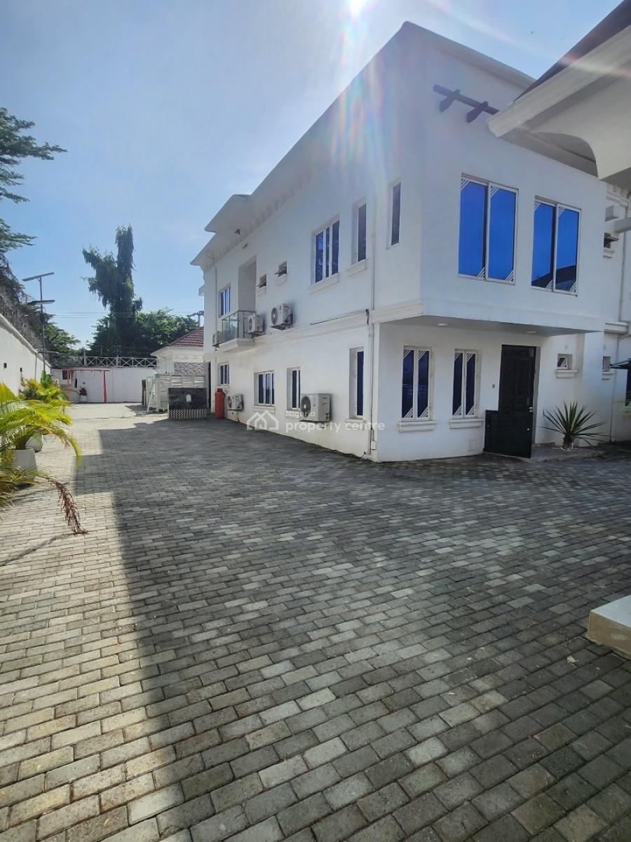Luxury Fully Furnish Detach 5 Bedrom Duplex with 2q, Gen ,sw/pool,ac,, Maitama Main(tarred Rd), Maitama District, Abuja, Detached Duplex for Rent