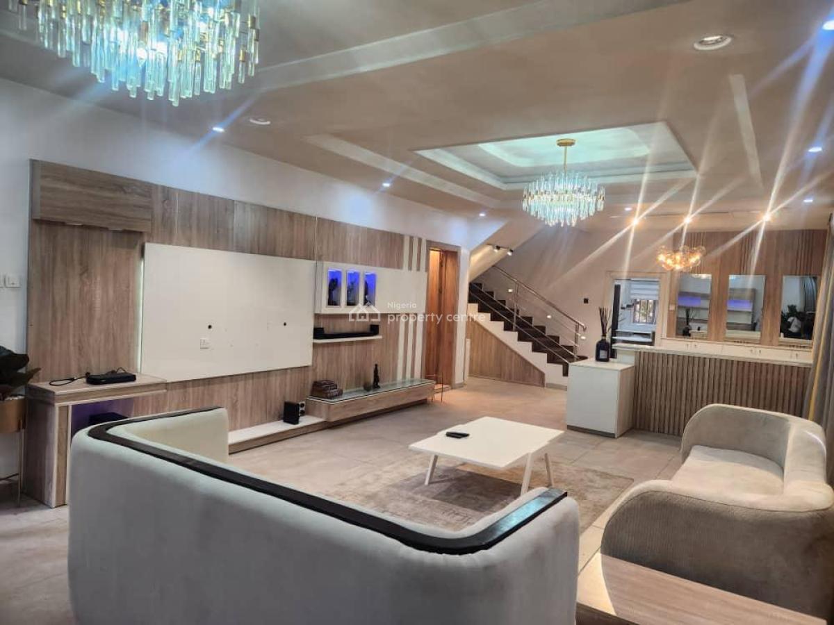 Elegant ,fully Furnished 5-bedroom Fully Detached Duplex with Cinema, Ikota, Lekki, Lagos, Detached Duplex for Sale