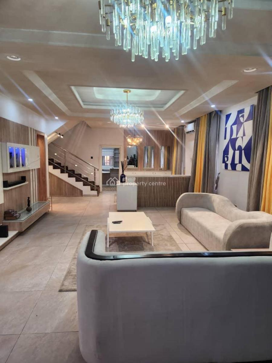 Elegant ,fully Furnished 5-bedroom Fully Detached Duplex with Cinema, Ikota, Lekki, Lagos, Detached Duplex for Sale