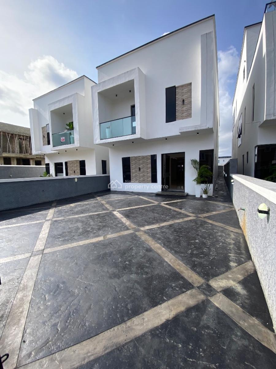 Smarthome Automated 4 Bedroom Duplex Comes with Solar Light, Peninsula Gardens Estate By Blenco Supermarket, Sangotedo, Ajah, Lagos, Semi-detached Duplex for Rent