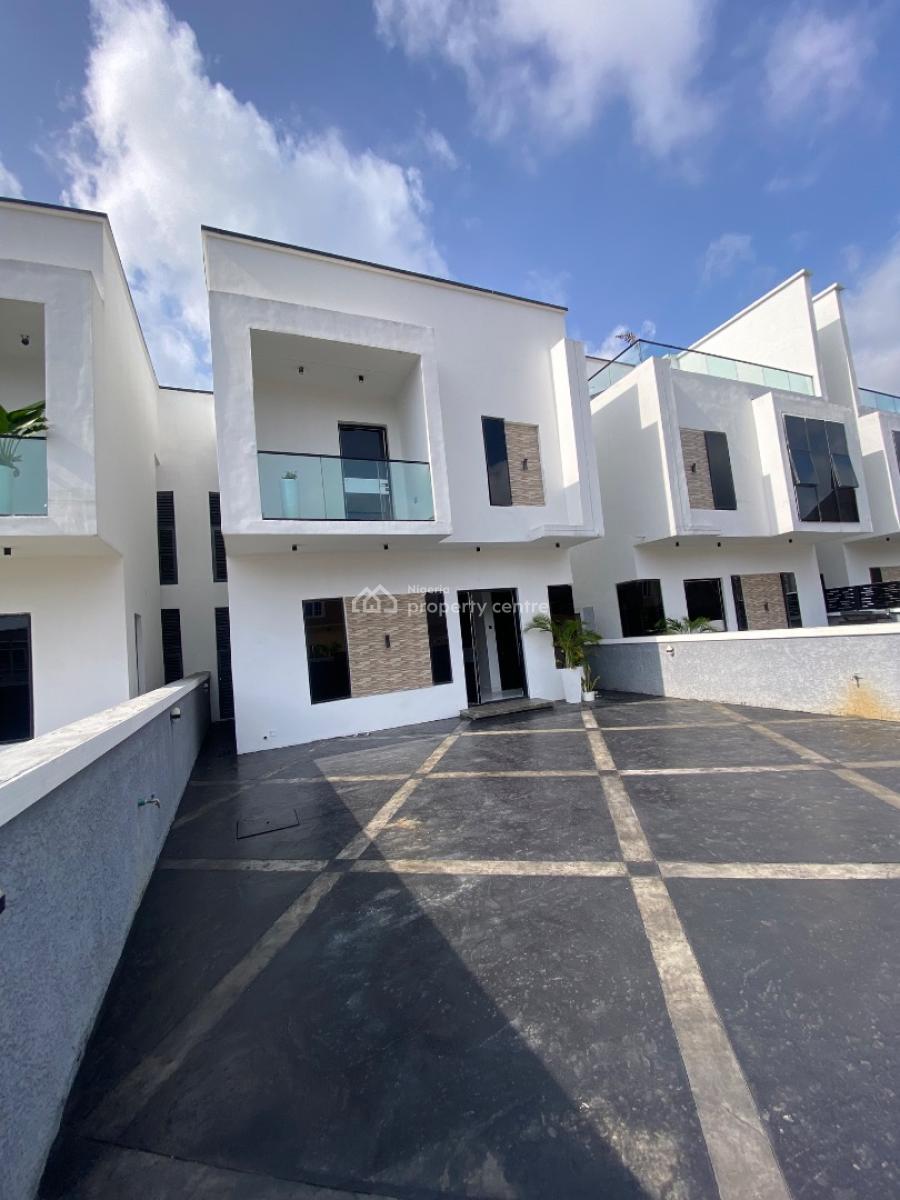 Smarthome Automated 4 Bedroom Duplex Comes with Solar Light, Peninsula Gardens Estate By Blenco Supermarket, Sangotedo, Ajah, Lagos, Semi-detached Duplex for Rent