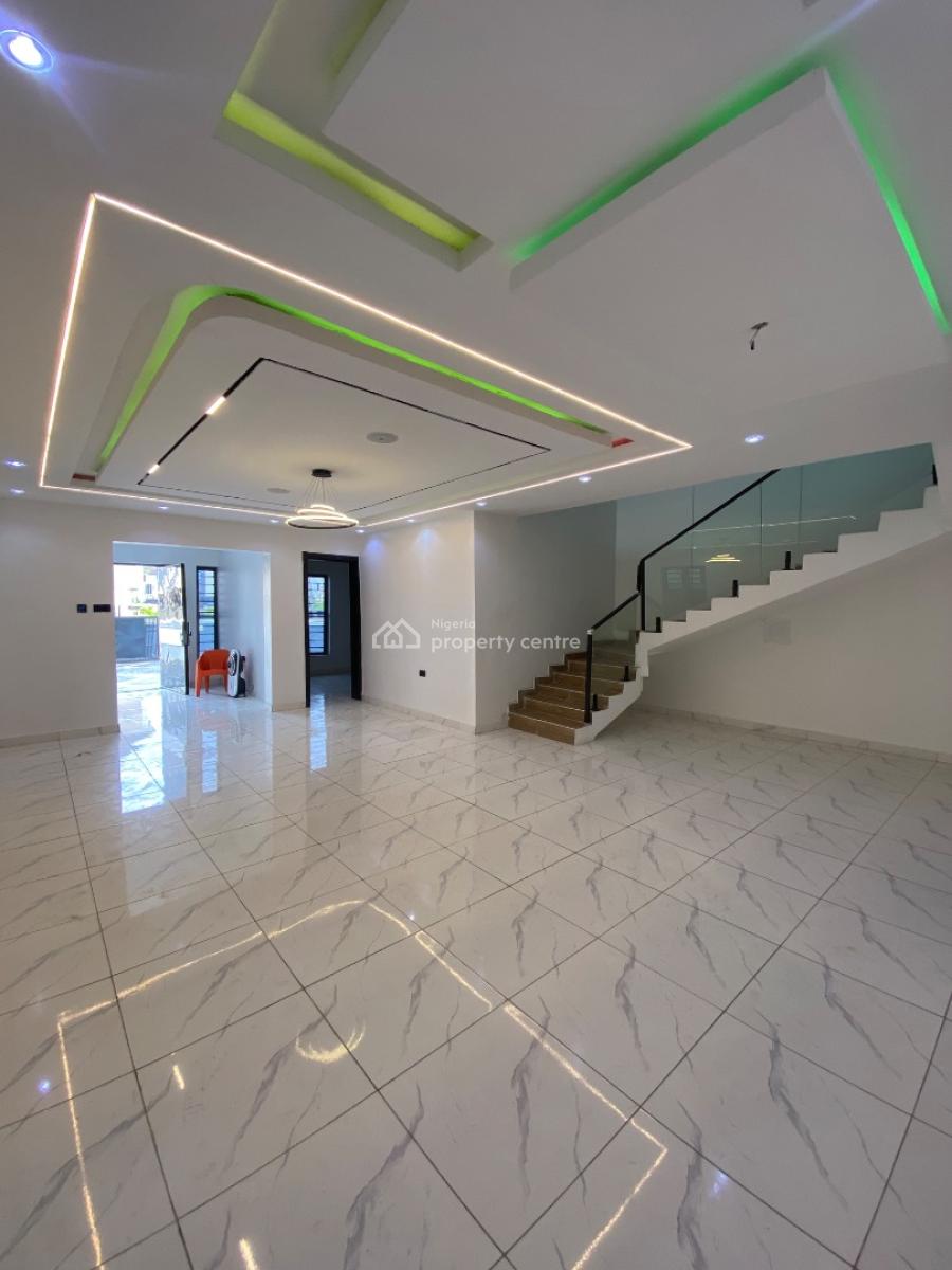 Smarthome Automated 4 Bedroom Duplex Comes with Solar Light, Peninsula Gardens Estate By Blenco Supermarket, Sangotedo, Ajah, Lagos, Semi-detached Duplex for Rent