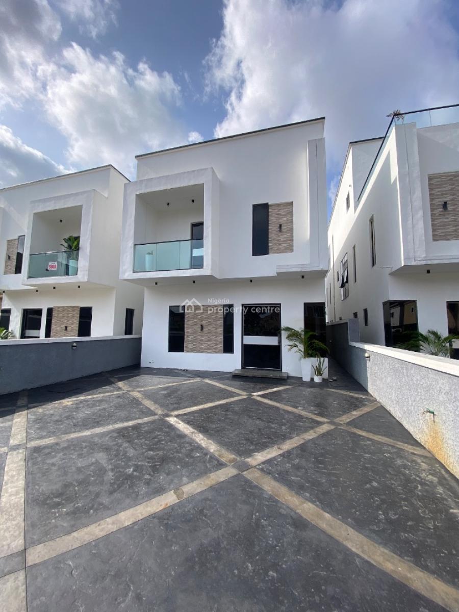 Smarthome Automated 4 Bedroom Duplex Comes with Solar Light, Peninsula Gardens Estate By Blenco Supermarket, Sangotedo, Ajah, Lagos, Semi-detached Duplex for Rent