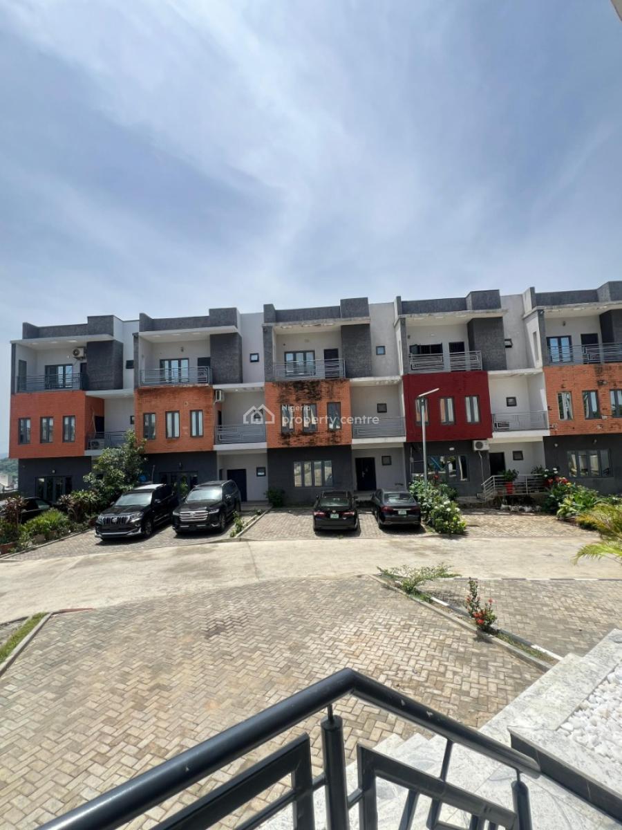 Luxury,  Serviced 4 Bedroom Terrace with Excellent Finishing, Guzape Main, Guzape District, Abuja, Terraced Duplex for Rent