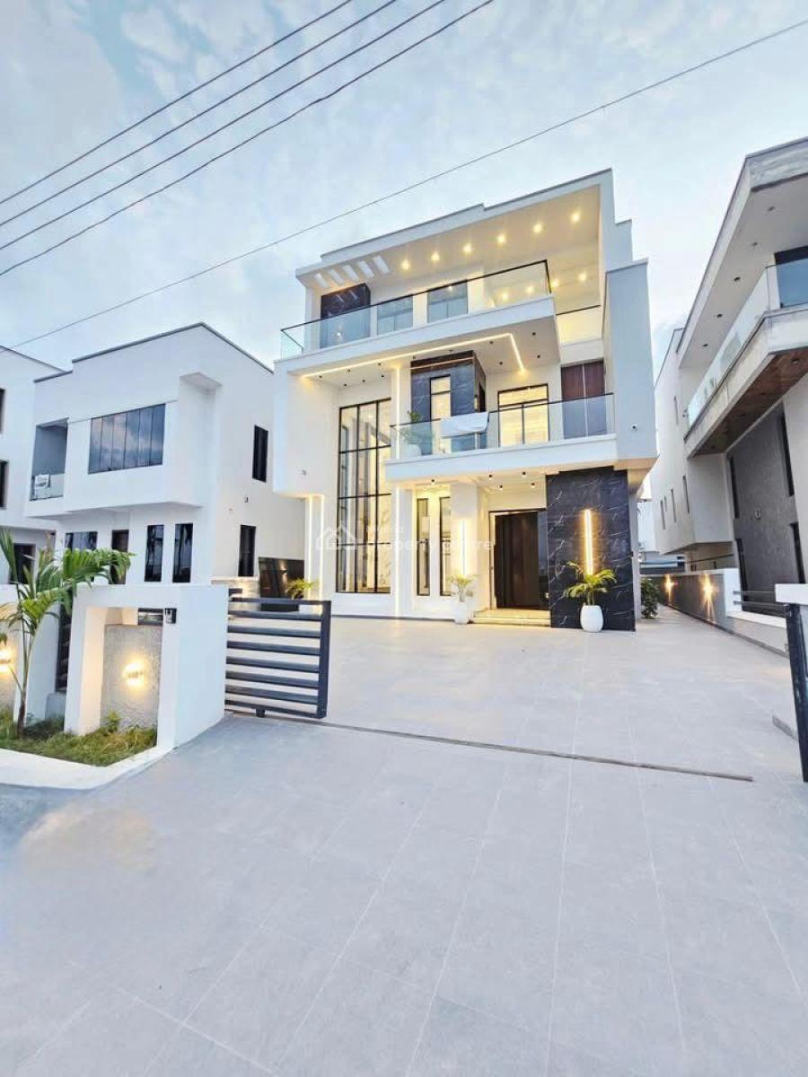 Newly Built Luxury 5 Bedroom Penthouse Duplex with Bq, Gym and Cinema, Ikota, Lekki, Lagos, Detached Duplex for Sale