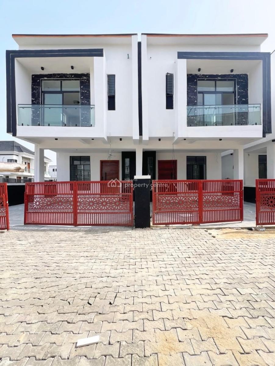 4 Bedroom Semi Detached Duplex with Bq, Ikota, Lekki, Lagos, Semi-detached Duplex for Sale
