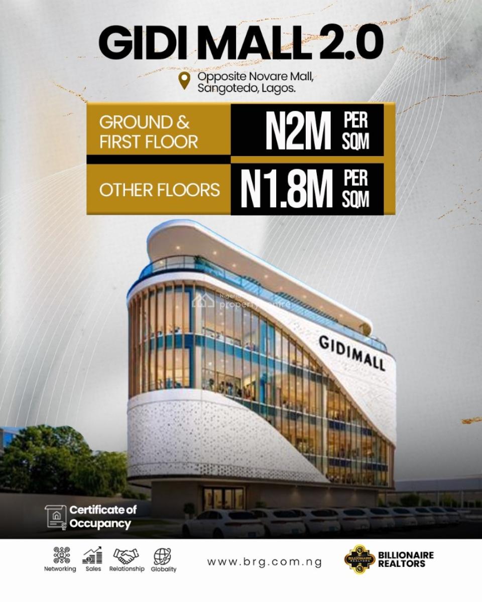 Gidi Mall 2.0, Opposite Shoprite, Sangotedo, Sangotedo, Ajah, Lagos, Plaza / Complex / Mall for Sale