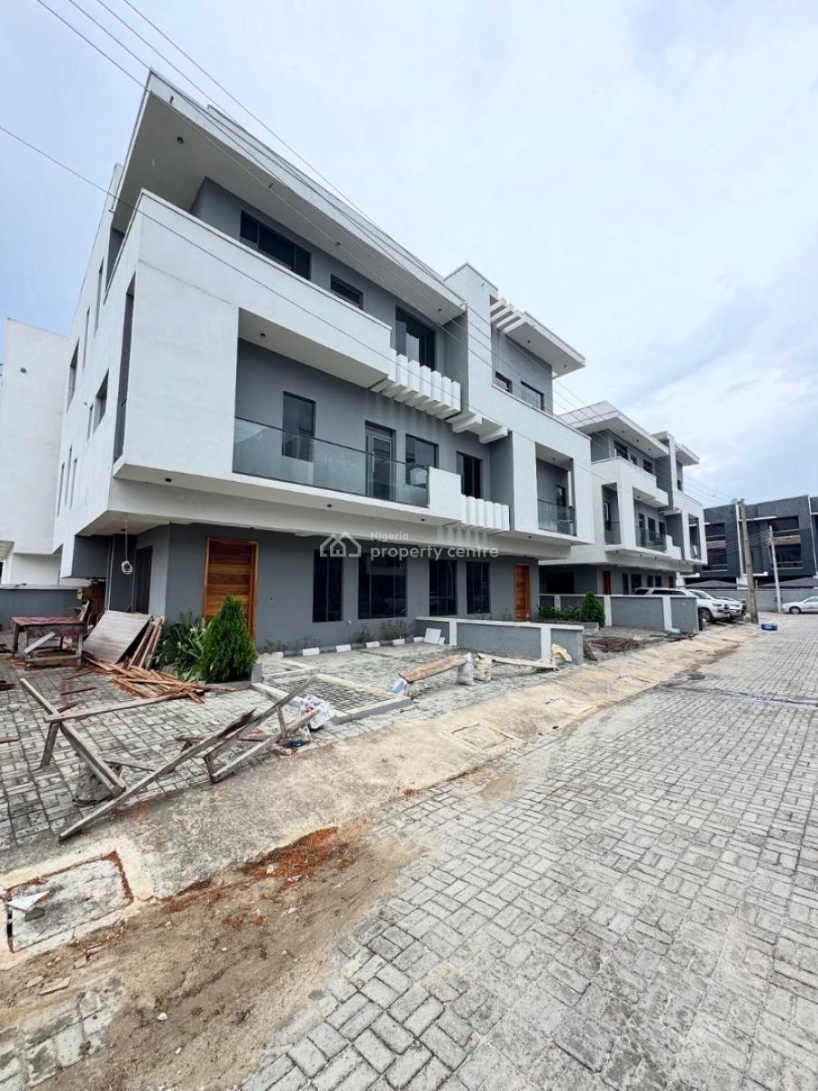 4 Bedroom Semi Detached Duplex with Bq, Osapa, Lekki, Lagos, Semi-detached Duplex for Sale