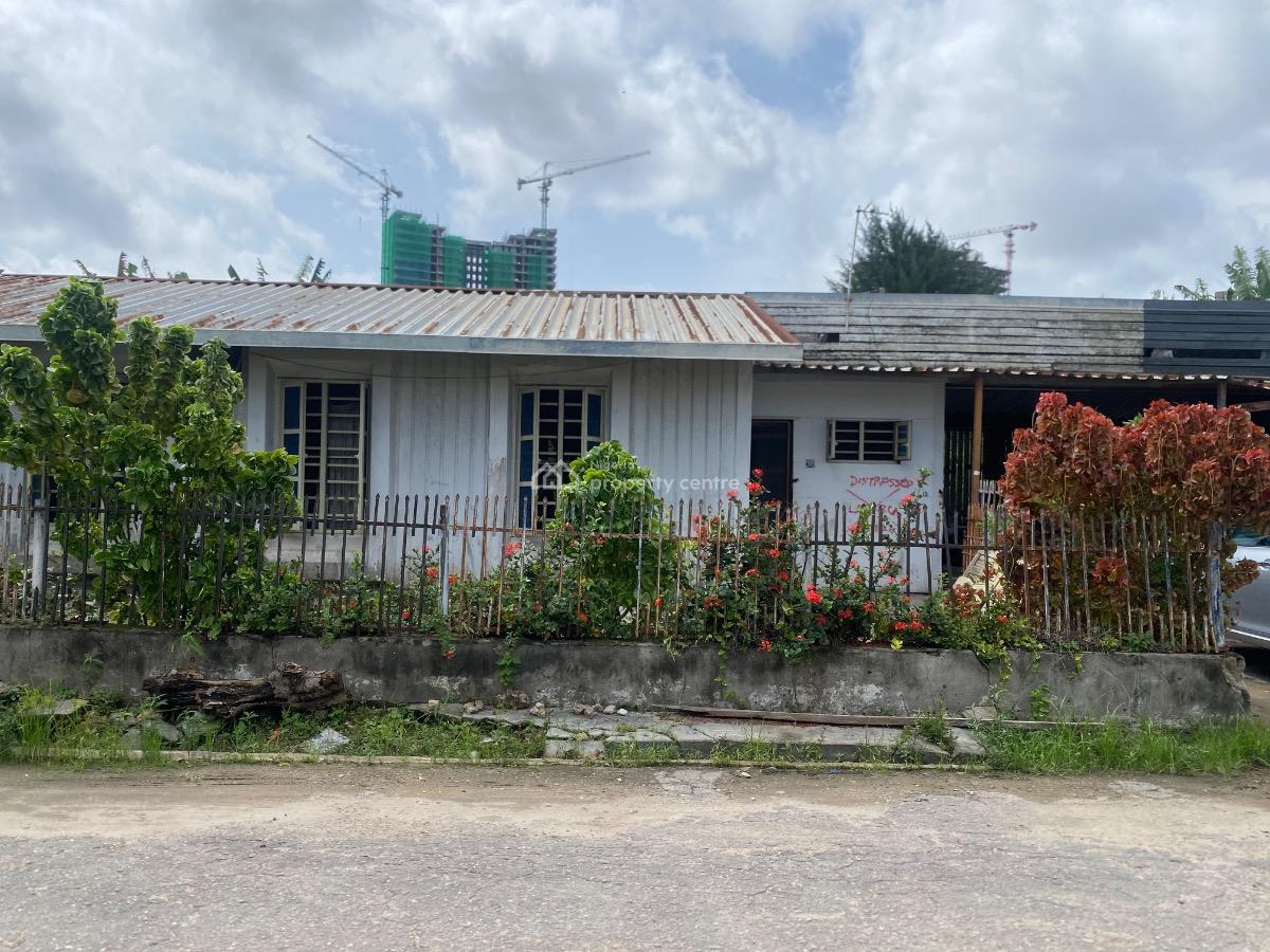 Redevelopable 4 Bedroom Bungalow with 2 Nos Bq on 400sqm Land, Transit Village, Victoria Island (vi), Lagos, Semi-detached Bungalow for Sale