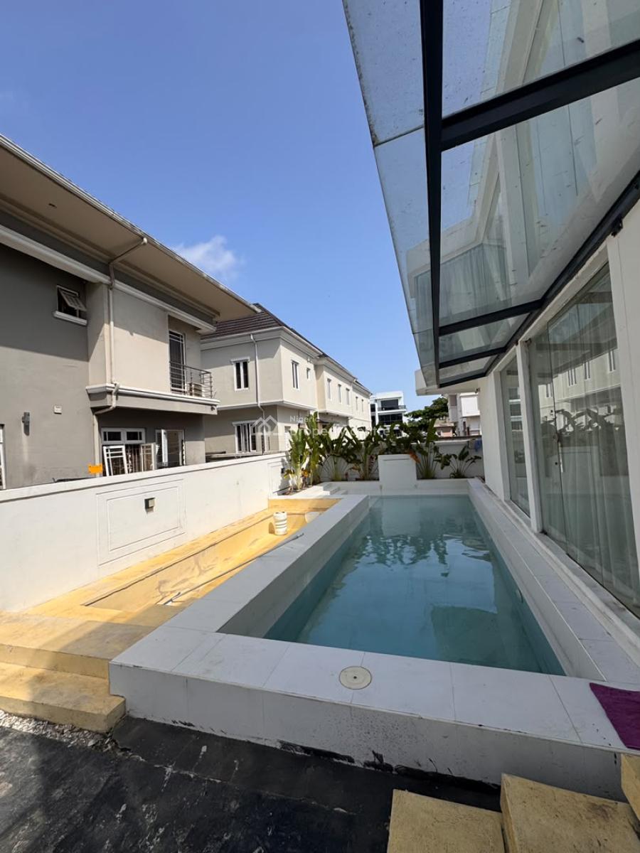 Fully Furnished 4bedroom Detached Duplex with Swimming Pool, Osapa, Lekki, Lagos, House for Rent