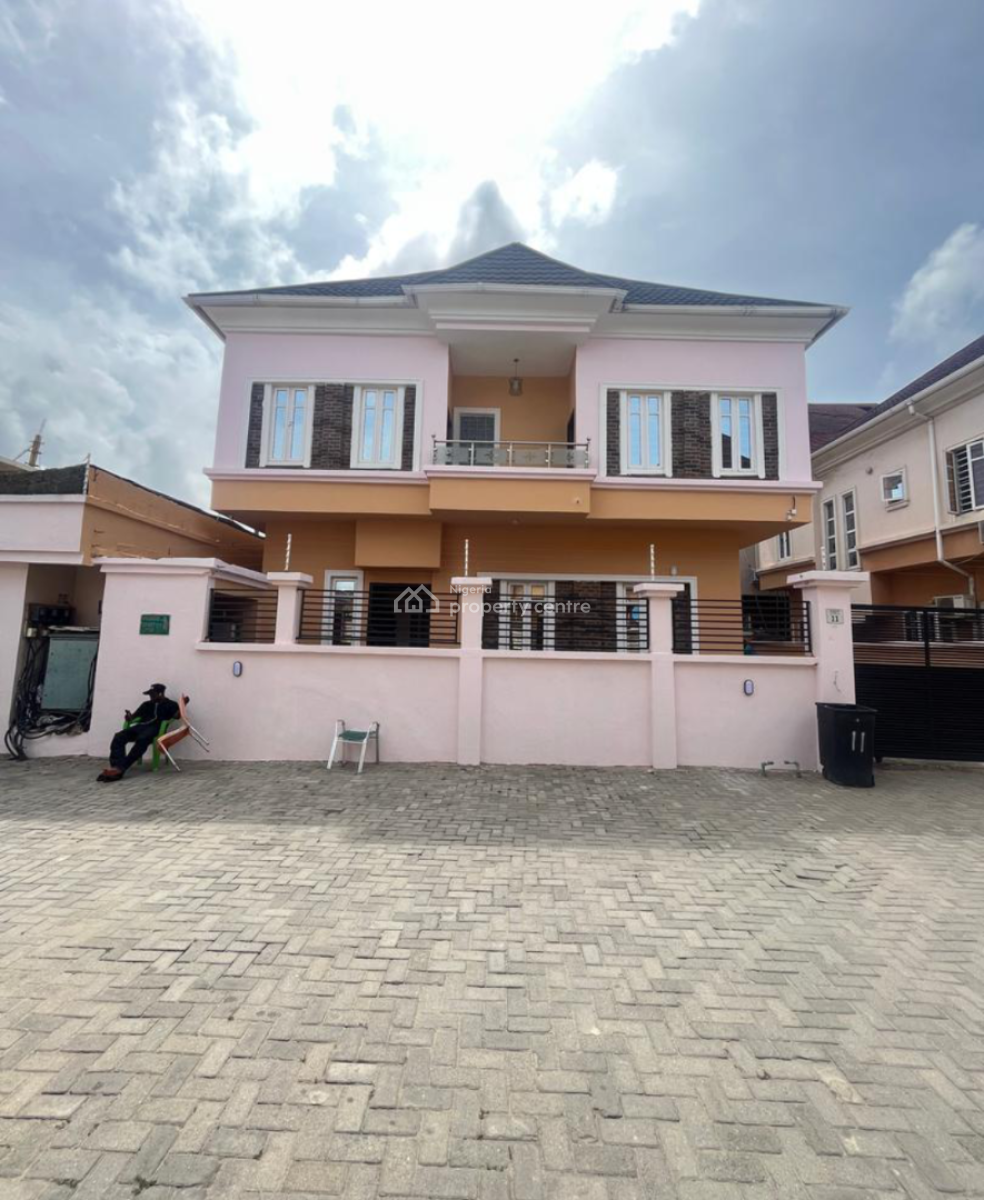 Spacious 5 Bedroom Fully Detached Duplex with Bq Along Spg Road, Ologo, Spg Road, Ologolo, Lekki, Lagos, Detached Duplex for Rent