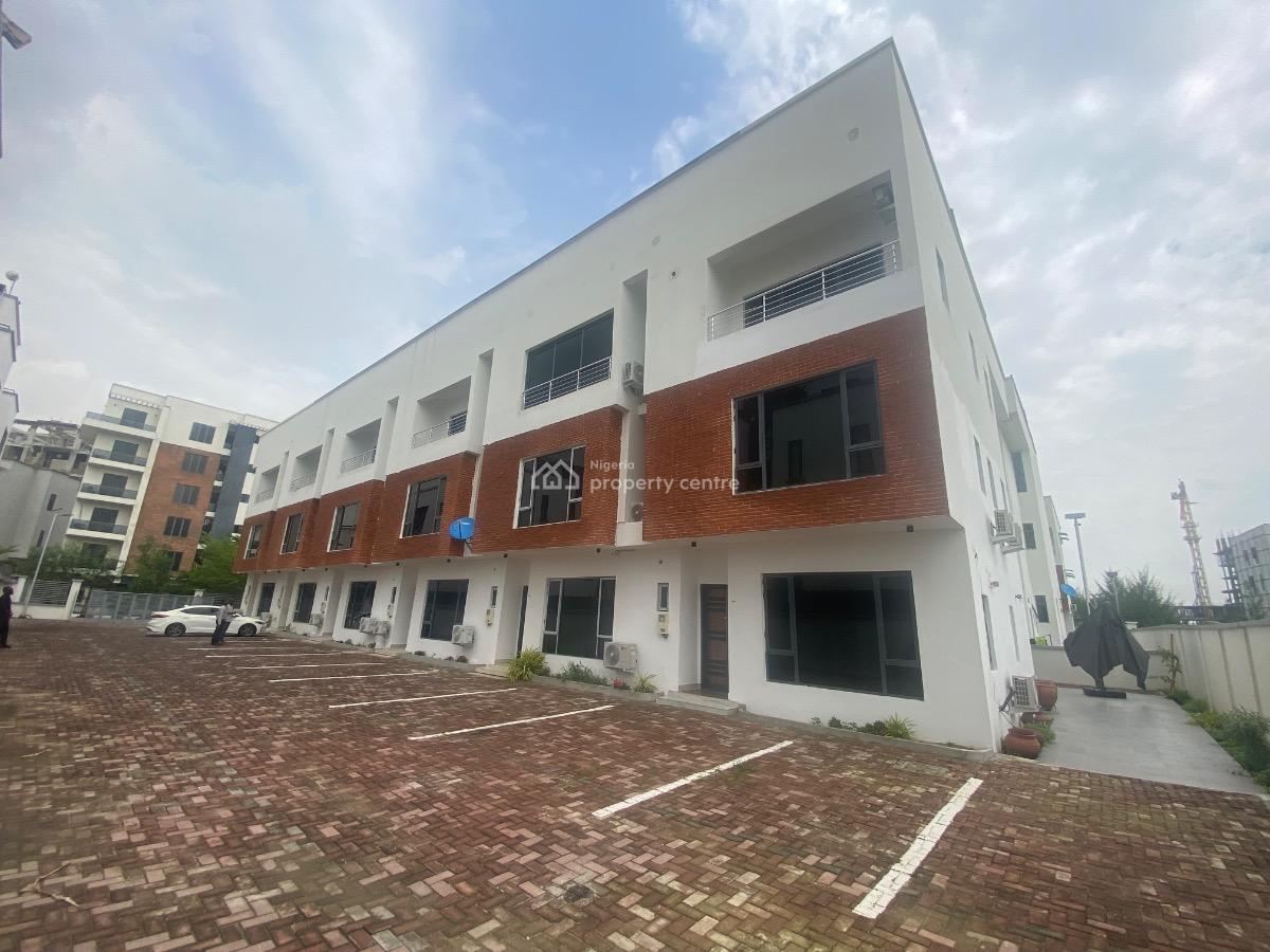 Newly  Built 4 Bedroom Terrace House with 1 Room Boys Quarters, Periwinkle Estate, Lekki Phase 1, Lekki, Lagos, Terraced Duplex for Rent